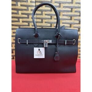 Sophisticated Markese Leather Satchel /Shoulder – Black – NWT - $420